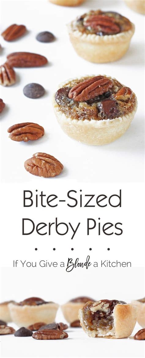 Your family and friends will love the sweet and nutty flavors of this classic kentucky bourbon pecan pie recipe. Try a bite-sized derby pie for the Kentucky Derby! These ...