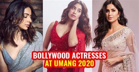 Here is the most beautiful, a. Bollywood actresses sizzled in saree at Umang 2020 - see ...