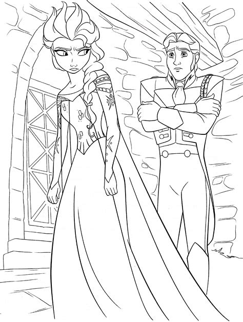 Here you will find all the heroes of the disney animation film and with them will go to a fascinating winter journey. Disney's Frozen Colouring Pages | Cute Kawaii Resources