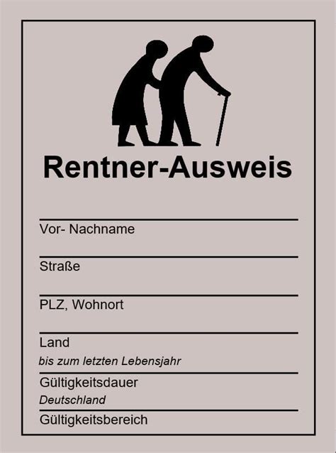 Wir möchten dich nicht gehen lassen, denn du bist ein toller kollege. Rentner-Ausweis (mit Bildern) | Rentner, Rentner sprüche ...