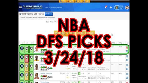 13 august at 04:47 ·. NBA DraftKings Picks Today + FanDuel Picks Tonight 3/24/18 ...