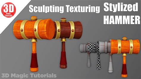 Blender Beginner Tutorial - Stylized Hammer | Sculpting ...
