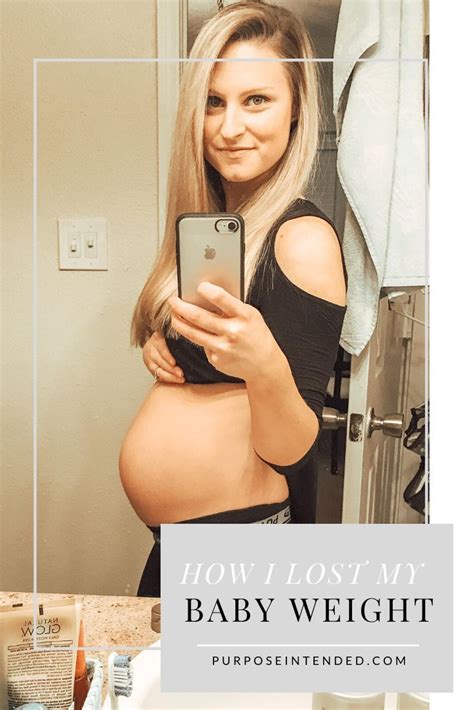 To increase the weight of your baby in the 9th month of pregnancy, you can include the following foods to your diet: How I Lost My Baby Weight in 2020 | Baby weight, Stopping ...