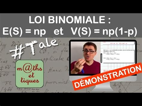 De façon plus mathématique, voici la formule traditionnellement utilisée pour calculer l'indice de quételet avec le poids et la taille d'une. DEMONSTRATION : Loi binomiale : Formules espérance et ...