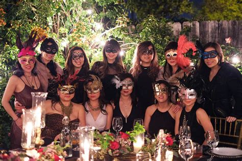 But don't lose the magic of your mystical masquerade theme with pizza and pretzels. MASQUERADE DINNER PARTY - Julie Khuu Interior Design ...