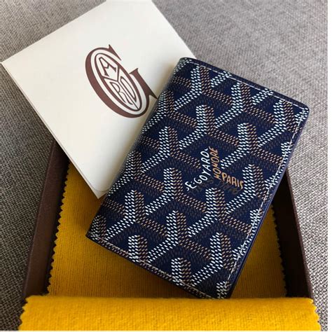 Shop authentic goyard wallets at up to 90% off. Goyard Malesherbes Card Wallet (Goyard Blue), Men's ...
