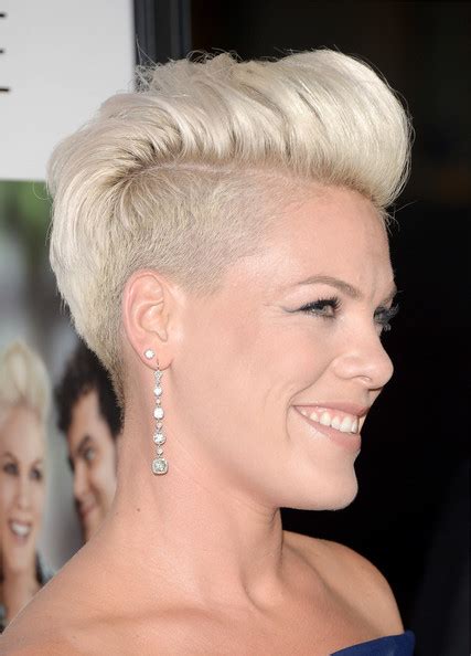 A pink blonde hair color is the great way to stand out from the crowd but it essentially doesn't have to be as dramatic as you might imagine. More Pics of Pink Fauxhawk (38 of 56) - Short Hairstyles ...