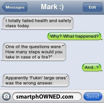 Good morning texts to spark emotional connection. Failing class | Stupid things people say, Punny jokes ...