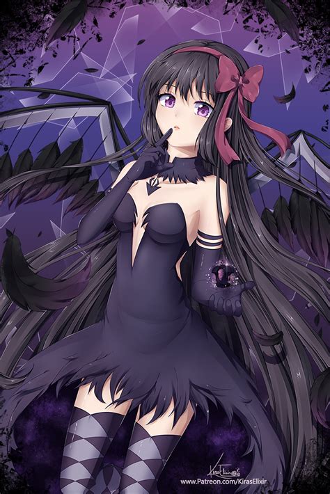 Anetta keys and angel dark. Akuma Homura - Mahou Shoujo Madoka☆Magica - Image #2864661 ...