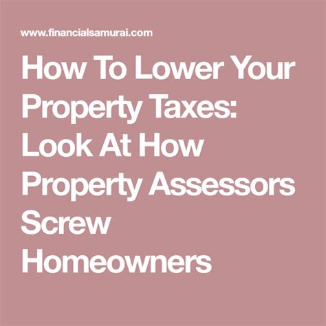 Here's what you can do to cut jun 7, 2017,08:00am edt|. How To Lower Your Property Taxes: Look At How Property ...