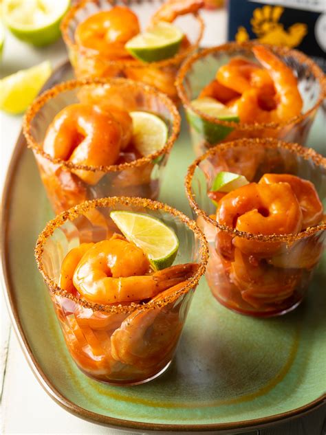 Soak the wooden skewers in cold water for a minumum of 30 minutes. Marinated Shrimp Appetizer Cold - Shrimp Appetizer Recipes ...