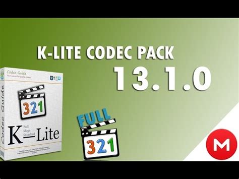Windows » multimedia » k lite codec pack. Descargar E Instalar K-Lite Codec Pack 13.1.0 FULL - Sin ...