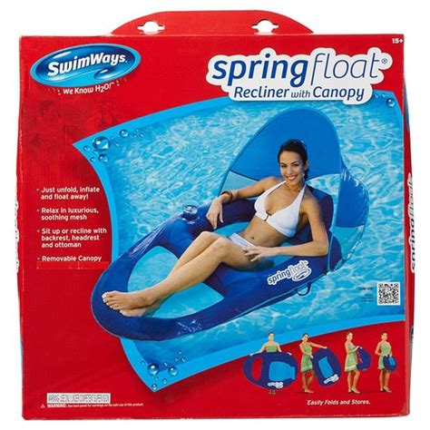 Swimways has developed the baby spring float sun canopy, which is touted as the single best float on the market for babies. SwimWays Spring Float Recliner With Canopy @ Target ...