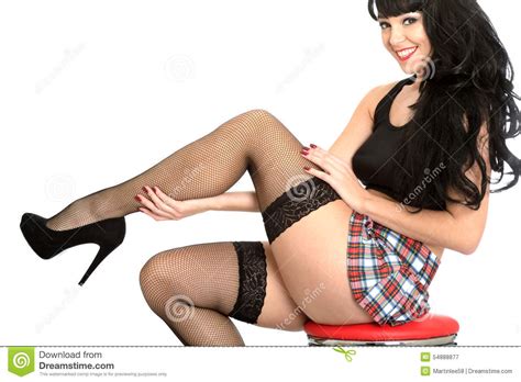 Brunette masturbates in panties and fishnet nylons. Medias Y Tartán Clásicos Jovenes Atractivos Atractivos ...