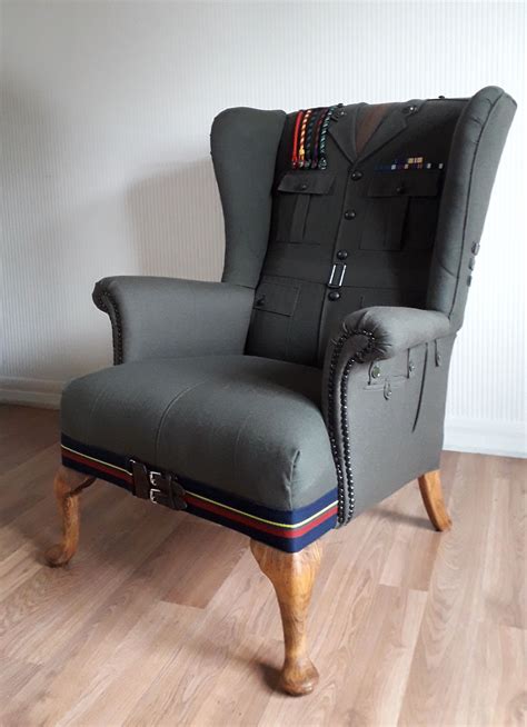 Tufted luxury velvet wingback chair 9. Royal marines (With images) | Armchair, Wingback chair ...