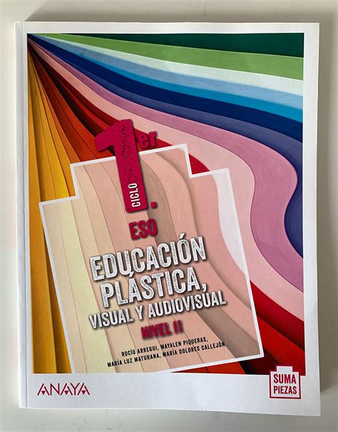 El libro educacion plastica 1.(andalucia) en formato pdf. Libro Educación Plástica de la editorial ANAYA | María ...