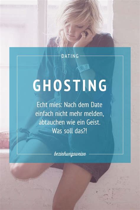 Ghosting is a colloquial term which describes the practice of ending all communication and contact with a partner, friend, or similar individual without any apparent warning or justification and subsequently ignoring any attempts to reach out or communication made by said person. Ghosting - Das sollten Sie über den Dating-Trend wissen ...