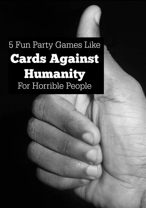 Maybe you would like to learn more about one of these? 5 Fun Party Games Like Cards Against Humanity