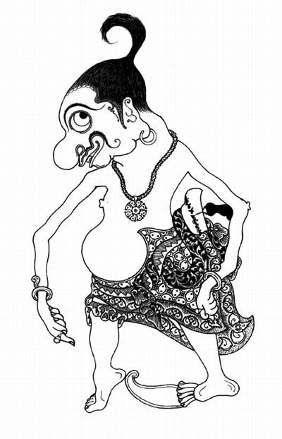 Pada tahun 1960an, di indonesia pernah diterbitkan dagelan versi komik dari tokoh punakawan ini. motomorross: Wayang Punakawan
