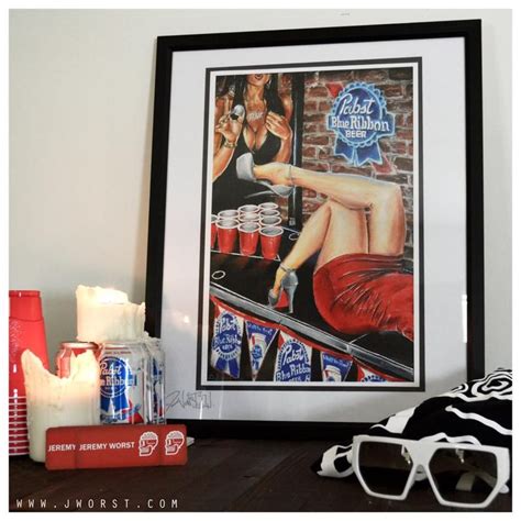 Share on twitter share on facebook. PBR Beer Pong BAR Wall Art Canvas Print Painting Poster ...