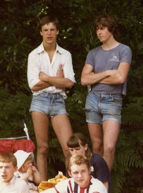 Interestingly, shorts did not show up in acceptable casual wear until the early 1950's. Boys in shorts | Shorts | Pinterest | Cutoffs, Shorts and Boys