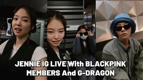 Image about g dragon in big bang by sophie on we heart it. JENNIE Instagram Live with BLACKPINK Members and G-Dragon - YouTube in 2020 | Instagram live ...