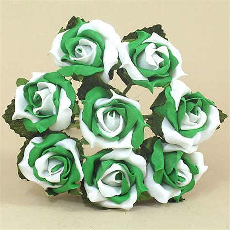 Buy products such as floracraft desert foam brick pkg 3x4x8 6pc green at walmart and save. 8 x 2"5cmDia.Rose Emerald Green White Colourfast Foam ...