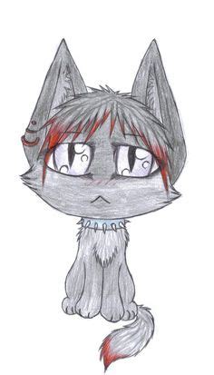 Edition 97 of furry art you could show your friends. emo-anime-cat.png 596×548 pixels | hand puppet - papo wee ...