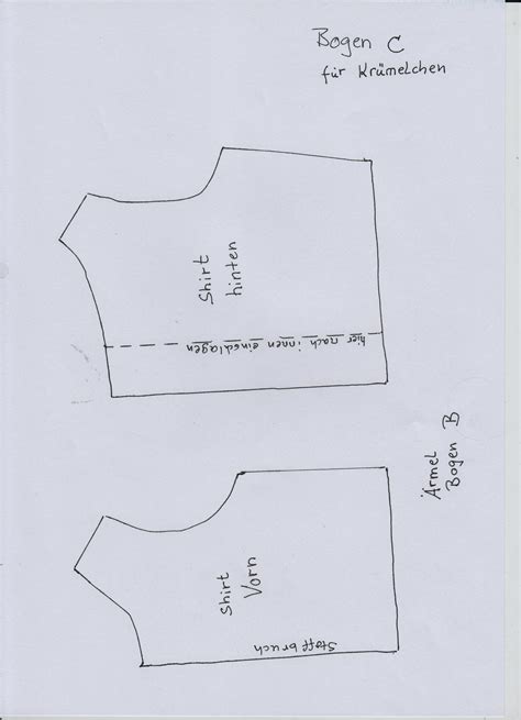 In originalgröße liegen nicht übereinander mit nahtzugabe müssen nur auf ein a4 blatt gedruckt und ausgeschnitten werden. Schnittmuster Shirt Teil 1 von 2 | Puppen schnittmuster ...