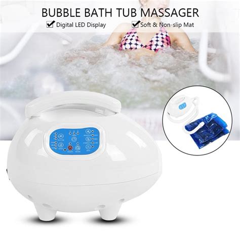 This one will cradle your whole body in a soft embrace thanks to its large mat. Kritne Air Bubble Bath Tub Ozone Sterilization Body Spa ...