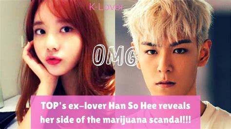 Viewers began to speculate that han seo hee and v hung out together at clubs often, but she. Han So Hee says TOP offered her It FIRST!!!! - YouTube