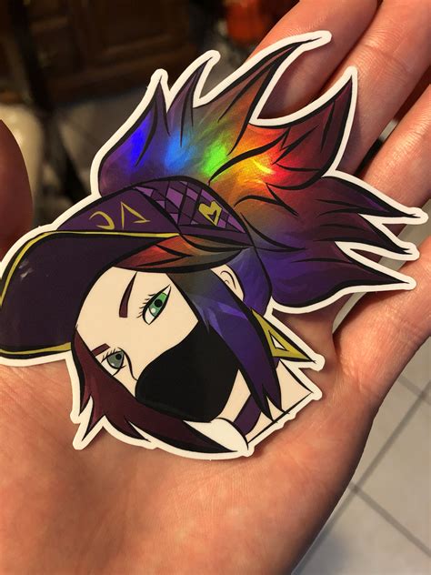 Sticker mule aims to be the internet's favorite printer. KDA Akali Sticker!!!