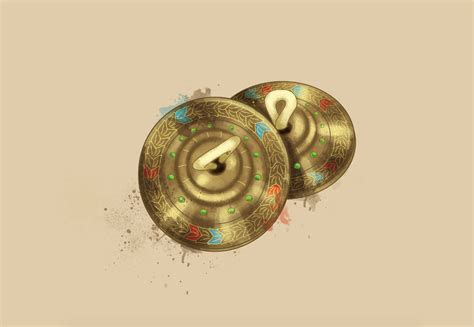 An arabic tambourine with cymbals around the edge, with a fish skin or mylar head. Arabic music instruments on Behance