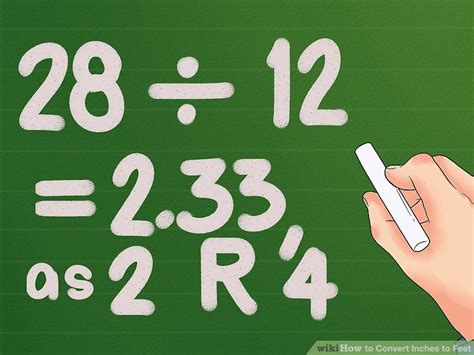 Convert foot to inch with formula, common lengths conversion, conversion tables and more. 3 Ways to Convert Inches to Feet - wikiHow