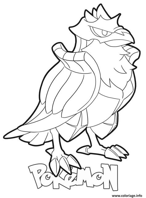 Ils sont autant rares que puissants dans l'univers pokémon. Coloriage Corviknight Pokemon dessin