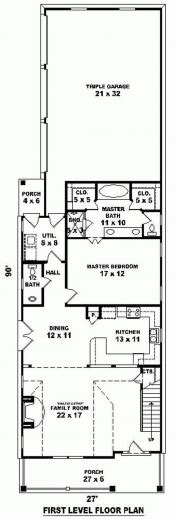 Three bedroom bungalow house plan with an open floor plan. 3 Bedroom Plan On Half Plot February 2021 - House Floor Plans