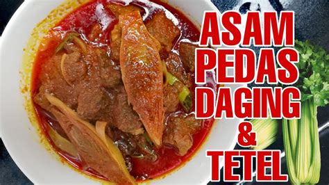 Resepi asam pedas adalah resepi yang sangat popular di melaka dan juga sangat disukai ramai.selain itu , resepi ni sangat muadah 1 kg daging tetel ( dipotong mengikut citarasa). ASAM PEDAS DAGING TETEL - YouTube