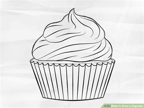 A quick and easy way to draw a birthday cake. How to Draw a Cupcake | Cupcake drawing, Realistic ...