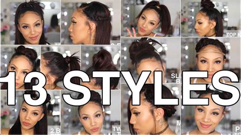 I put my hair to the side and braid it a lot. 13 Styles for Straight Natural Hair - YouTube