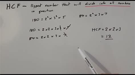 • to find the lcm of two or more numbers, find the prime factorization of each number. Lowest Common Multiple (LCM), Highest Common Factor (HCF ...