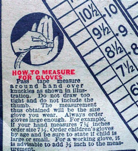 Another method to determine glove size is measuring the length of your hand. How to measure your hands for glove size -vintage shopping ...