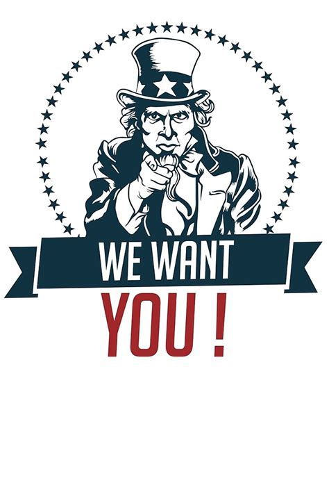 Do you have a band or do you write lyrics? "Uncle Sam "We Want You!" text" by calinvr | Redbubble