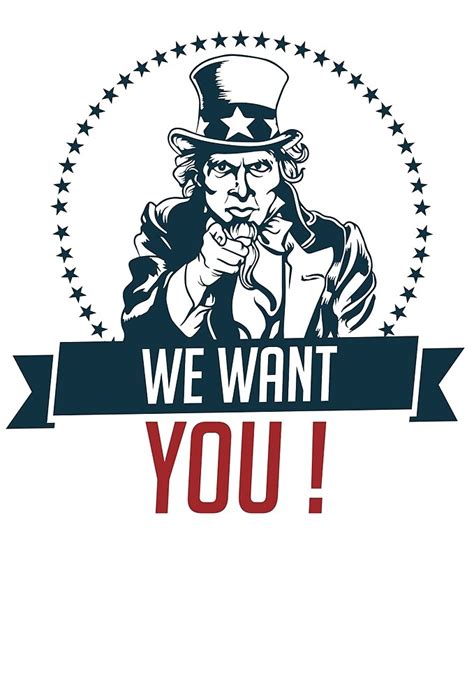 I wanna see your peacock, cock, cock. "Uncle Sam "We Want You!" text" by calinvr | Redbubble