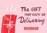 Limit 2 redemptions per customer (per email address), up to $20.00 in promotional value. Grubhub eGift Cards