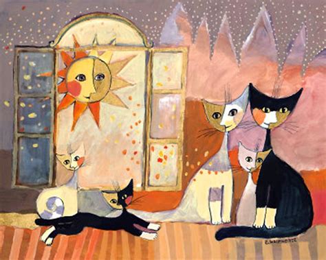 Rosina wachtmeister, ton doux pinceau nous touche. Plaid Littleton De Rosina Wachtmeister / Rosina Wachtmeister Bild von Goebel 47 x 40 cm - www ...