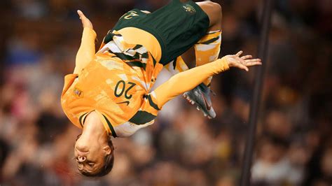 Search, discover and share your favorite kerr backflip gifs. Matildas captain Sam Kerr eyes more than just 2019 Women's ...