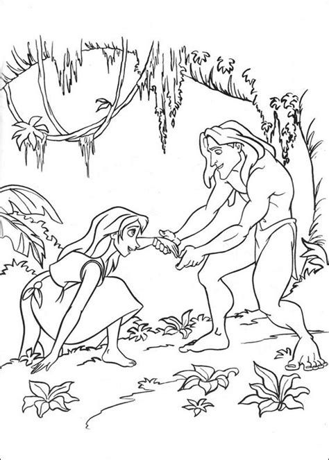 Best coloring pages printable, please share page link. I disegni di tarzan pronti da stampare e colorare - Bebèblog