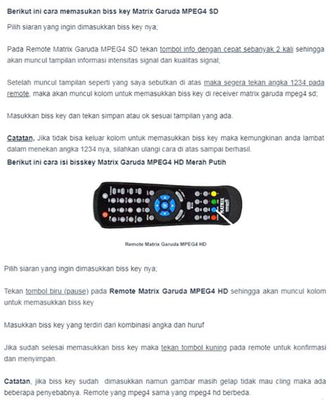 Matrix games, an american video game publisher founded 1999. Cara masukkan Kode Biss Key Receiver Matrix Garuda HD dan ...