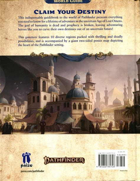 Maybe you would like to learn more about one of these? Pathfinder Lost Omens World Guide (hardcover) | Simtasia