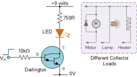 Using the npn darlington pair as the example, the collectors of two transistors are connected together, and the emitter of tr1 drives the base of tr2. Darlington Transistor ~ Electronic Note